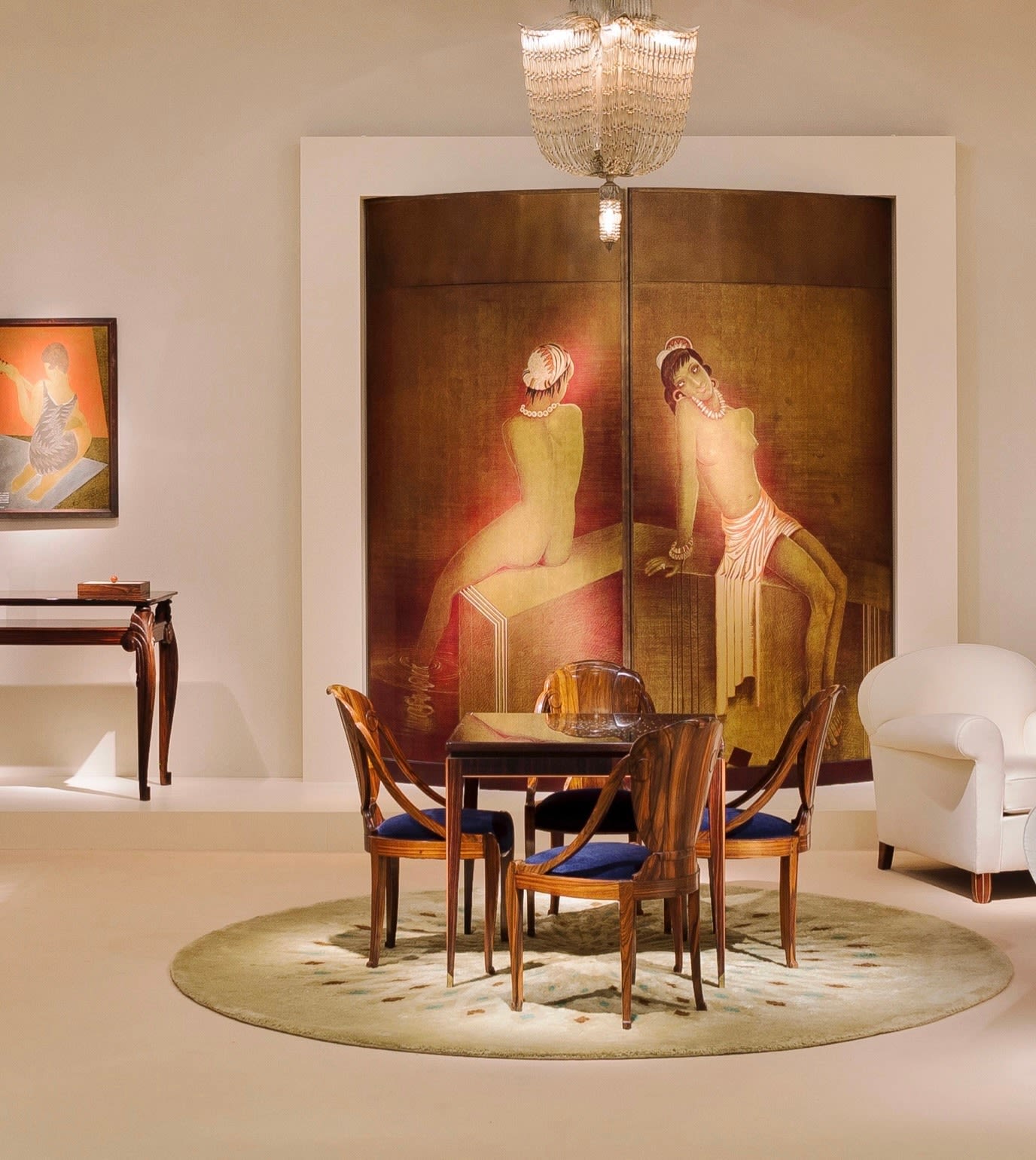 SÜE & MARE, SET OF FOUR CHAIRS, DAVID-WEILL MODEL, c. 1923
