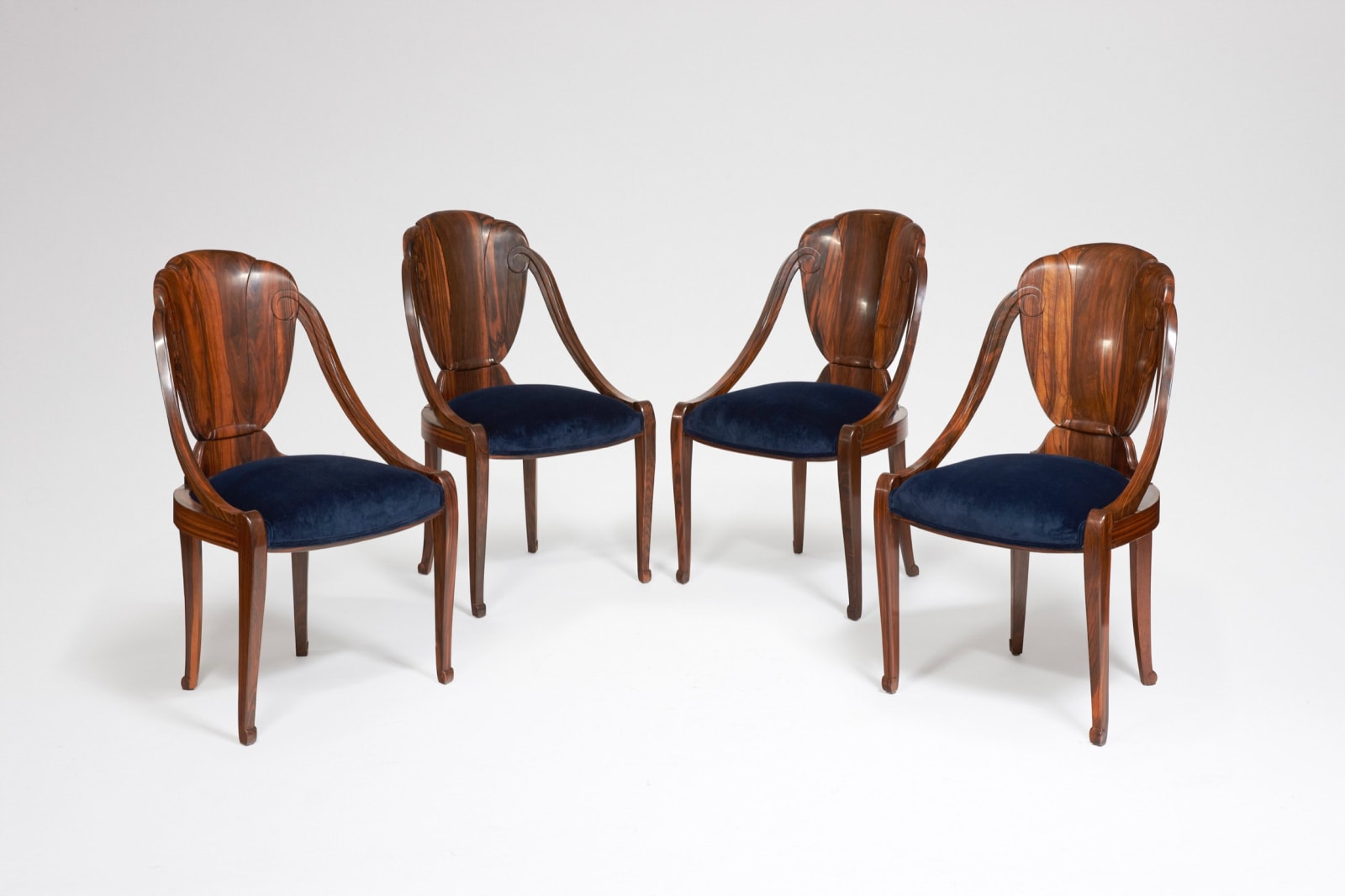 SÜE & MARE, SET OF FOUR CHAIRS, DAVID-WEILL MODEL, c. 1923