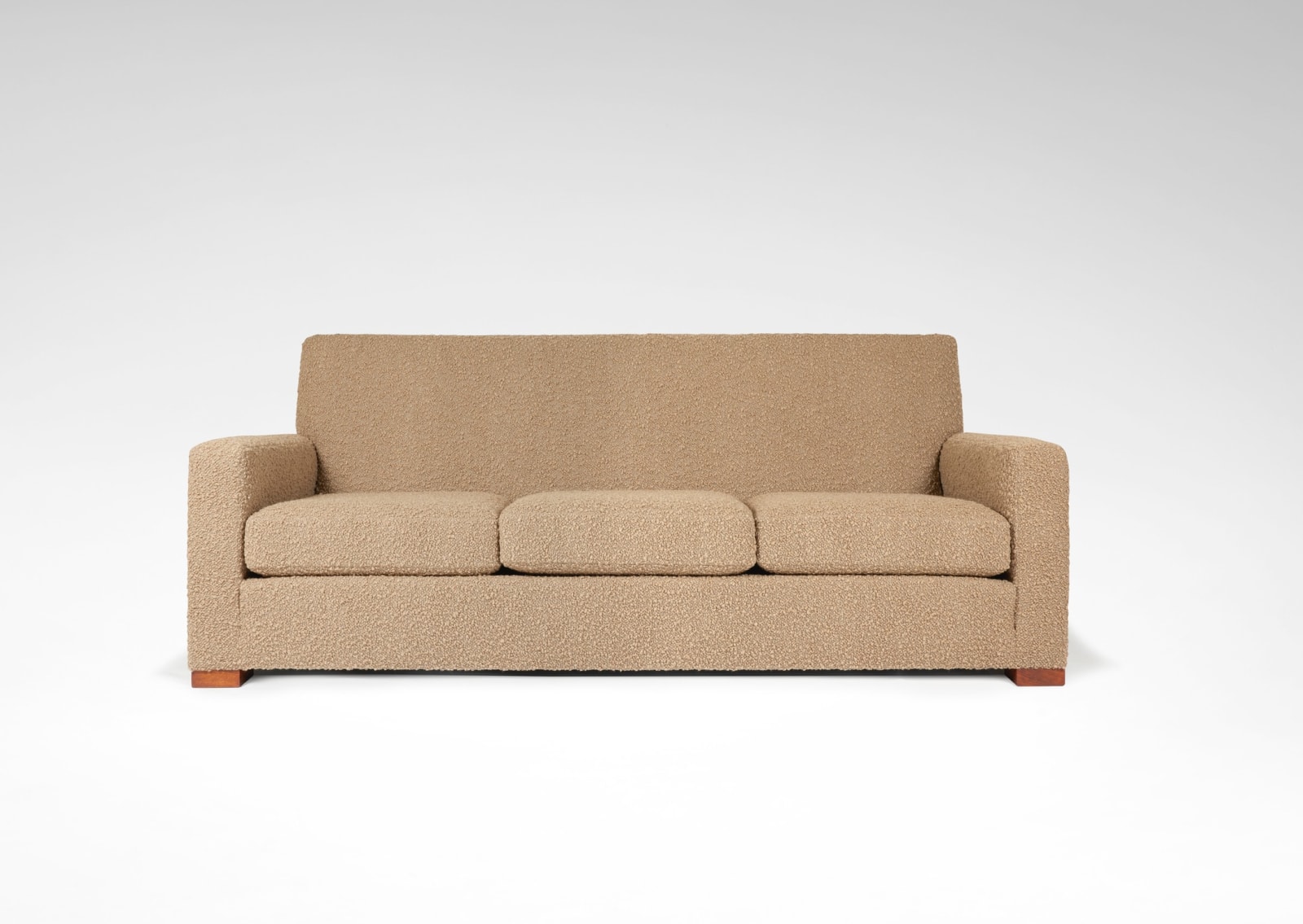 JULES LELEU, SOFA AND ARMCHAIRS, c. 1940