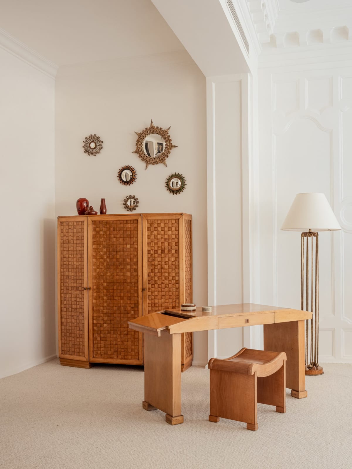 PIERRE CHAREAU, 'MT1015' STOOL, c. 1927