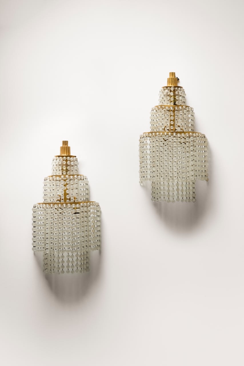 JACQUES-ÉMILE RUHLMANN, Pair of sconces , c. 1925