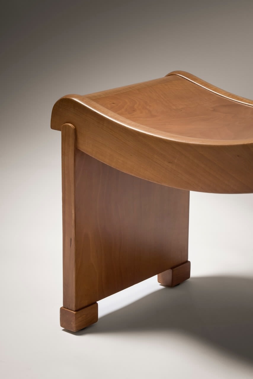 PIERRE CHAREAU, 'MT1015' STOOL, c. 1927