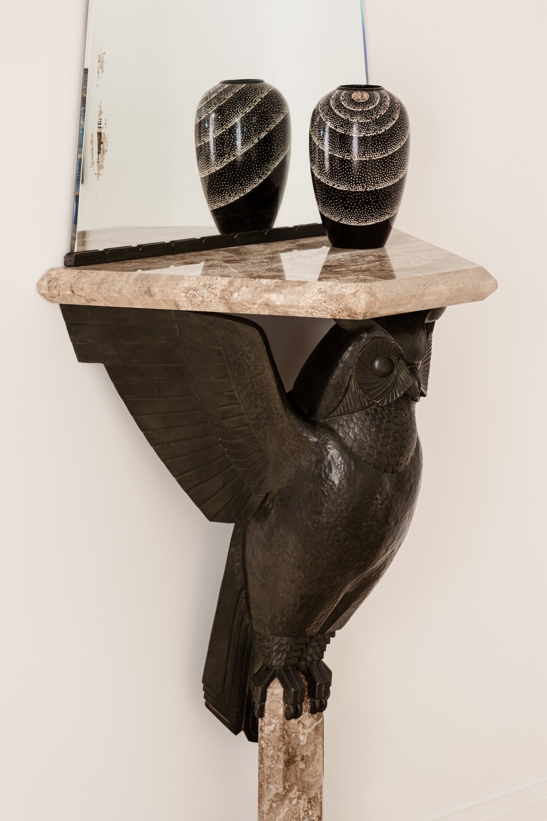 ALBERT CHEURET, 'HIBOU' CONSOLE, c. 1925