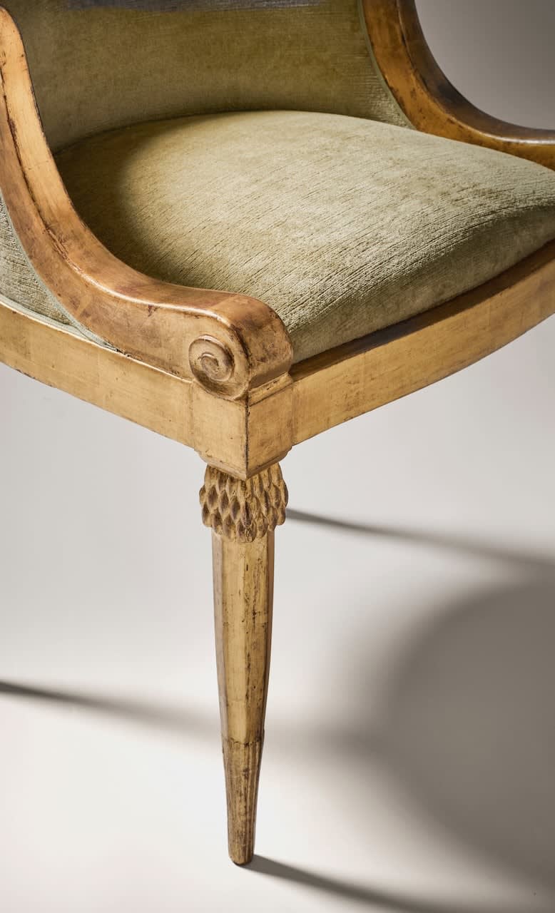 ARMAND-ALBERT RATEAU, ARMCHAIR, c. 1920