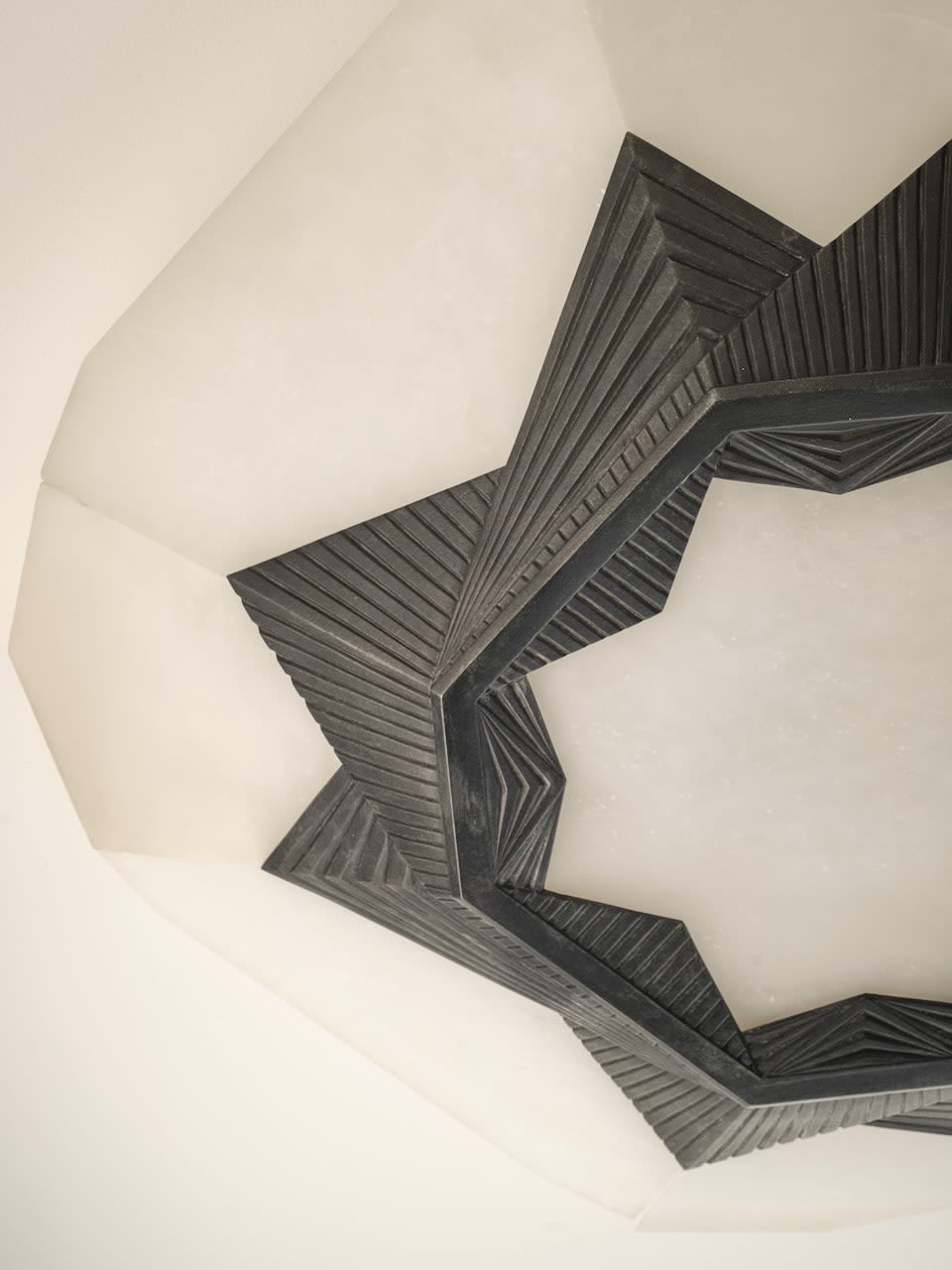 ALBERT CHEURET, Ceiling light, c. 1925