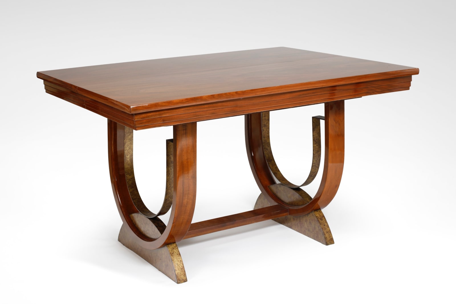 EUGÈNE PRINTZ, WALNUT DINING TABLE, c. 1935