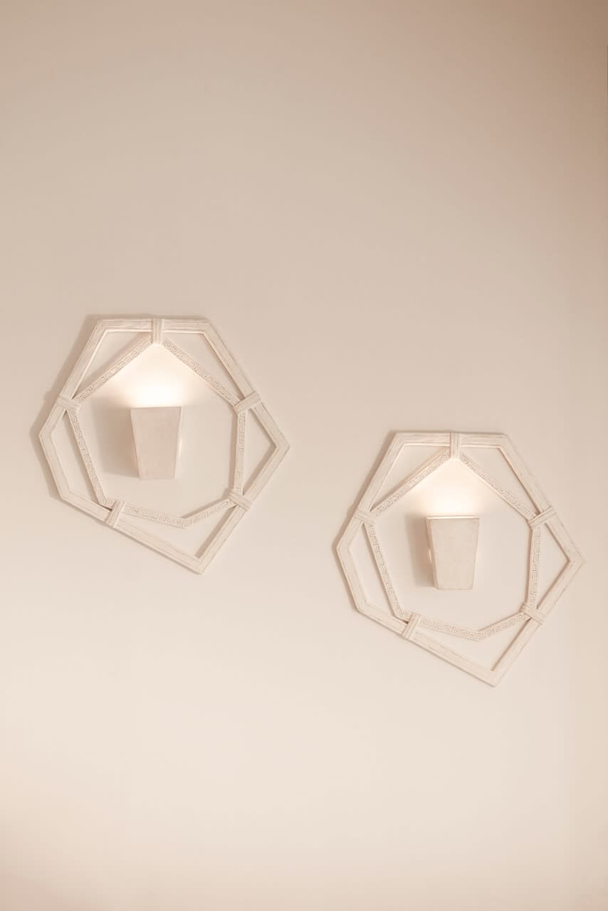 JEAN-MICHEL FRANK, PAIR OF WALL SCONCES, c. 1930