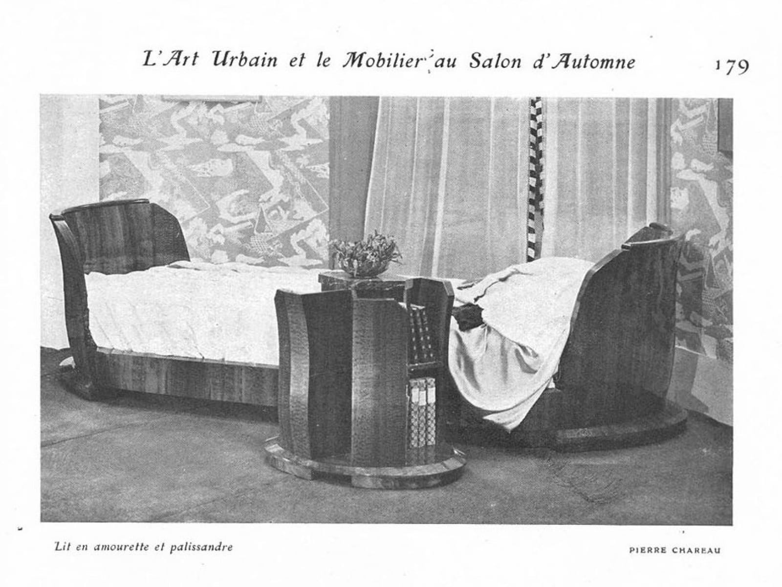 PIERRE CHAREAU, SIDE TABLE WITH SHELVES, c. 1923