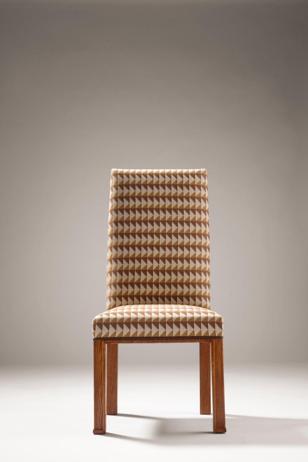 JACQUES ADNET, SET OF EIGHT CHAIRS, c. 1940