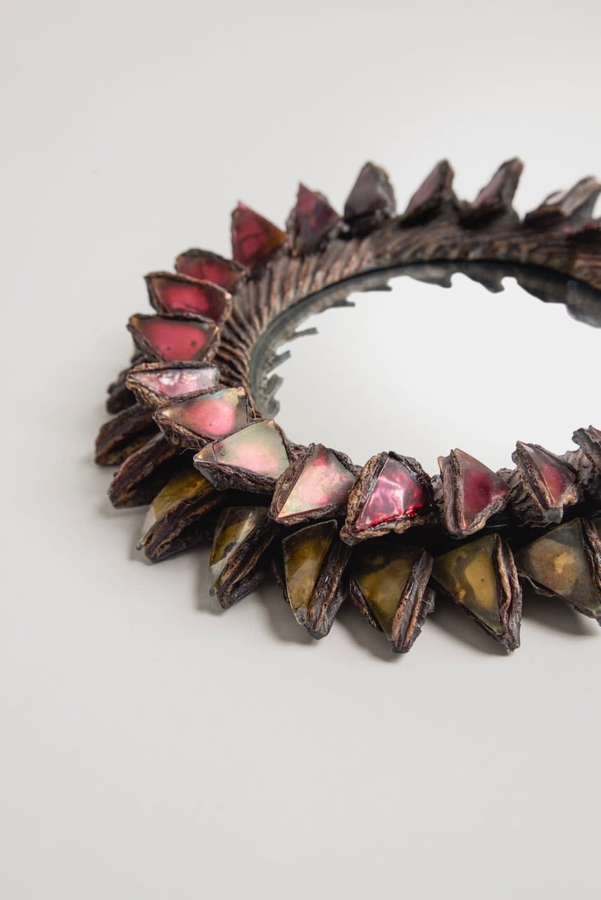 LINE VAUTRIN, Mirror 'Cactus' , c. 1960