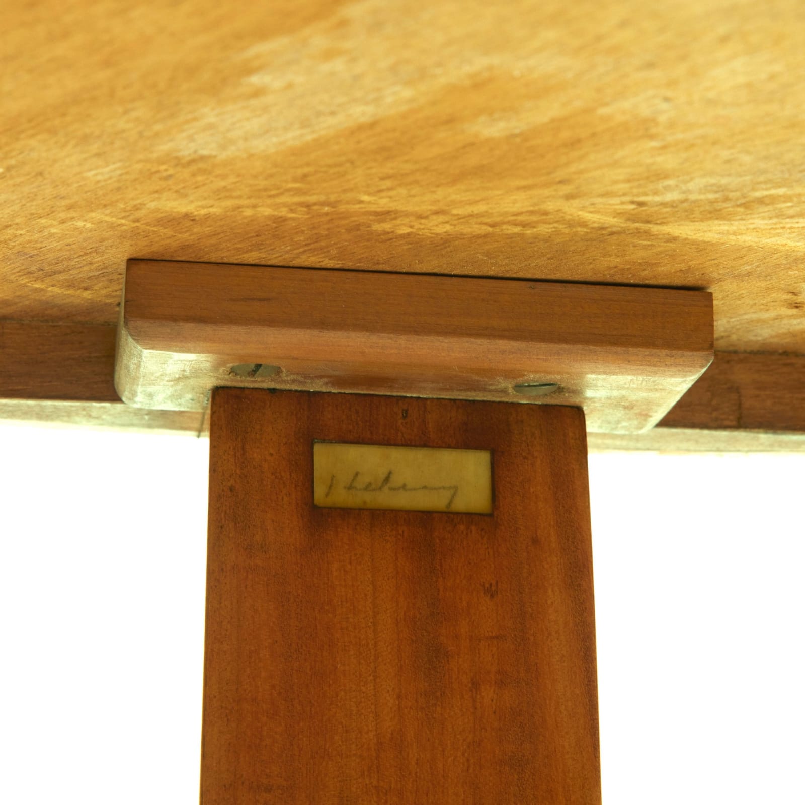 JULES LELEU, PEDESTAL TABLE, c. 1940