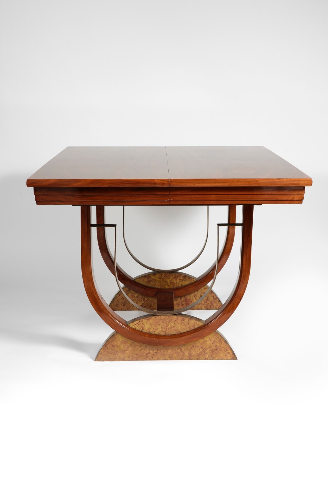 EUGÈNE PRINTZ, WALNUT DINING TABLE, c. 1935
