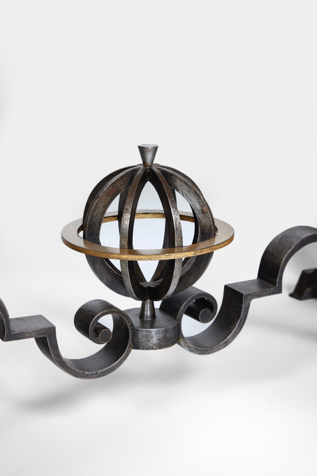 GILBERT POILLERAT, 'ASTROLABE' COFFEE TABLE, c. 1935