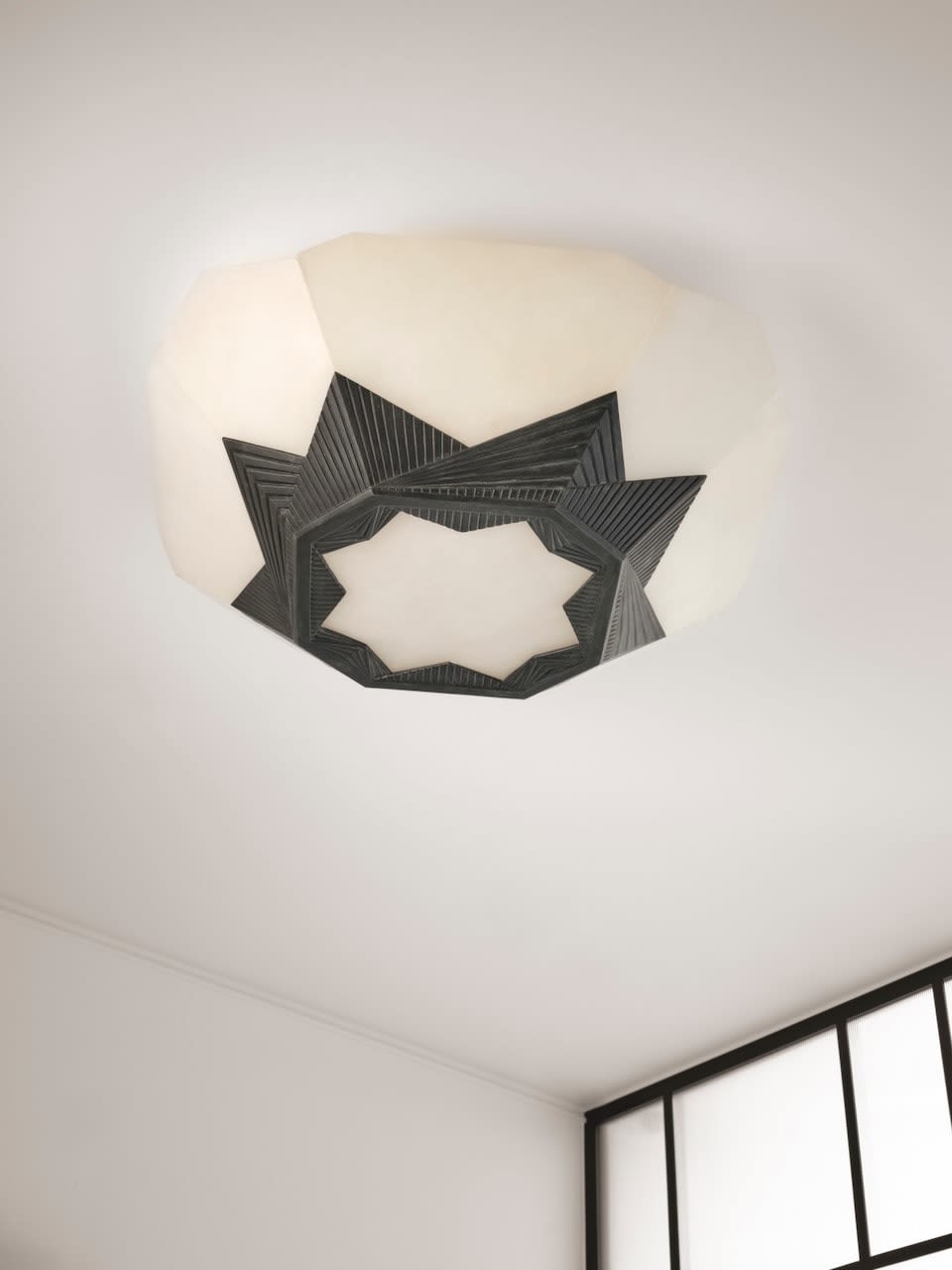 ALBERT CHEURET, Ceiling light, c. 1925