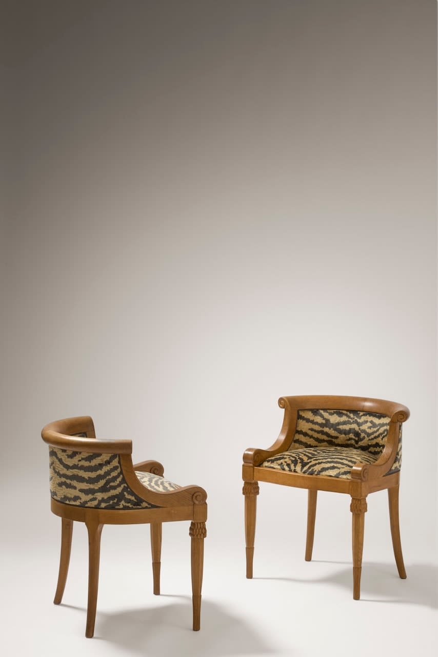 ARMAND-ALBERT RATEAU, Pair of armchairs, c. 1920-1925