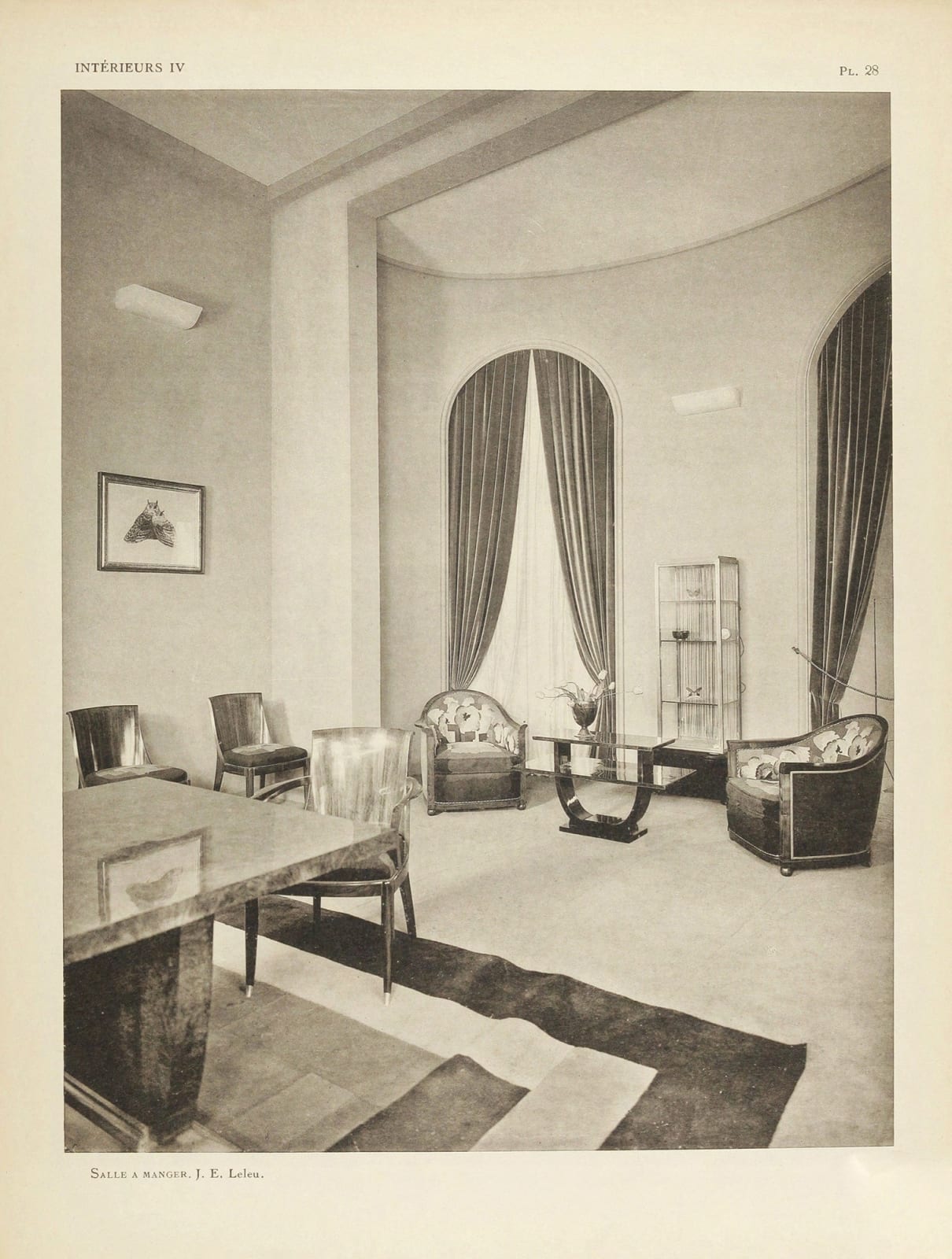JULES LELEU, Pair of bergères, c. 1930