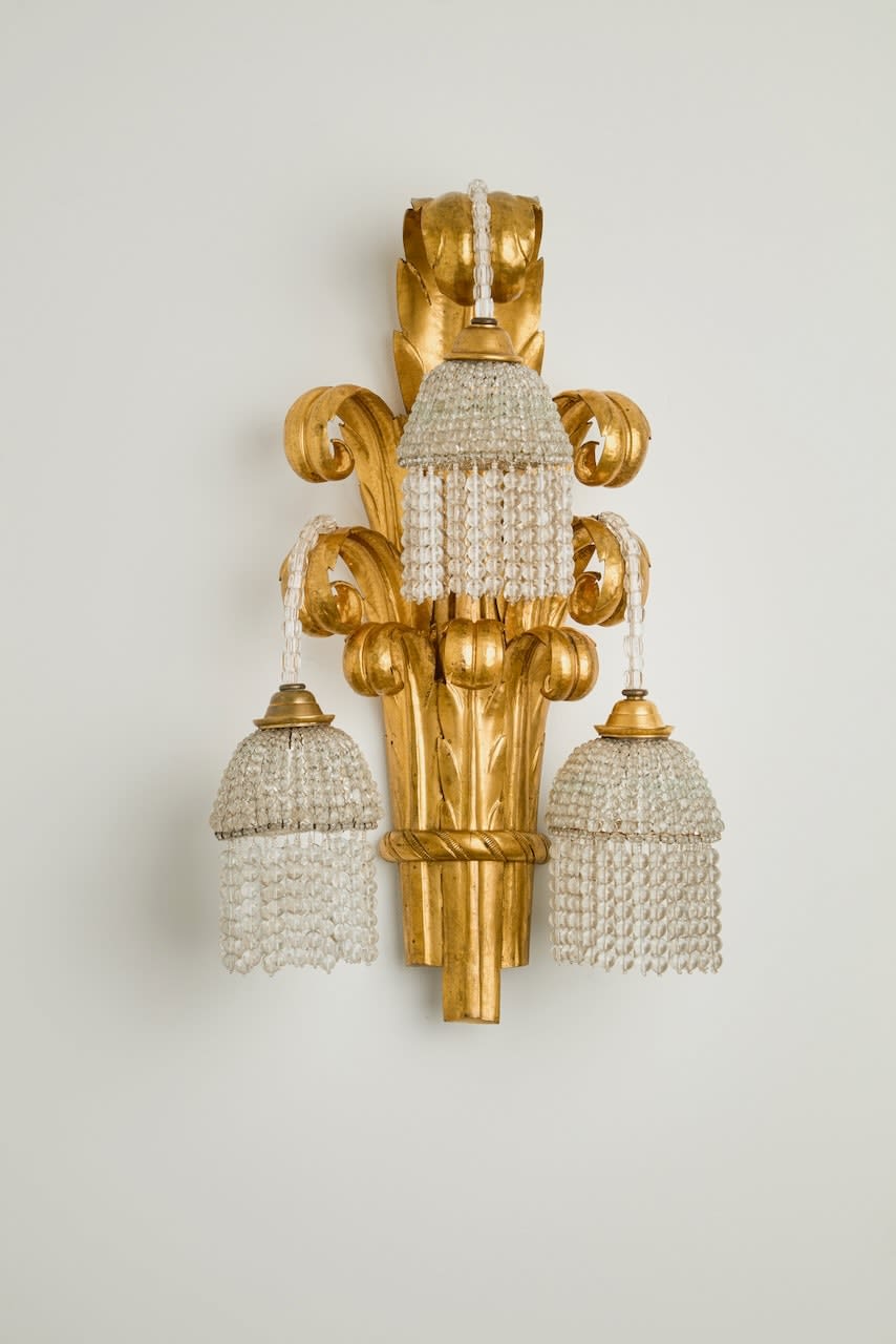 SÜE & MARE, THREE SCONCES 3011 MODEL, c. 1930