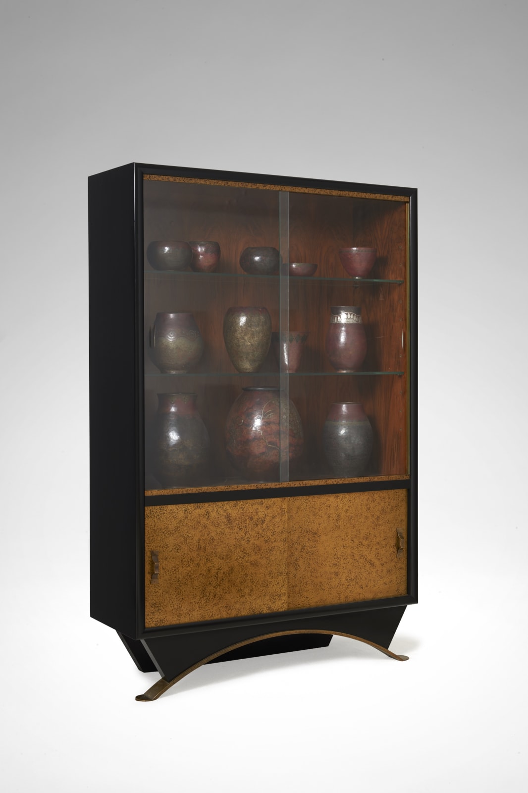 EUGÈNE PRINTZ, PAIR OF DISPLAY CABINETS, c. 1934