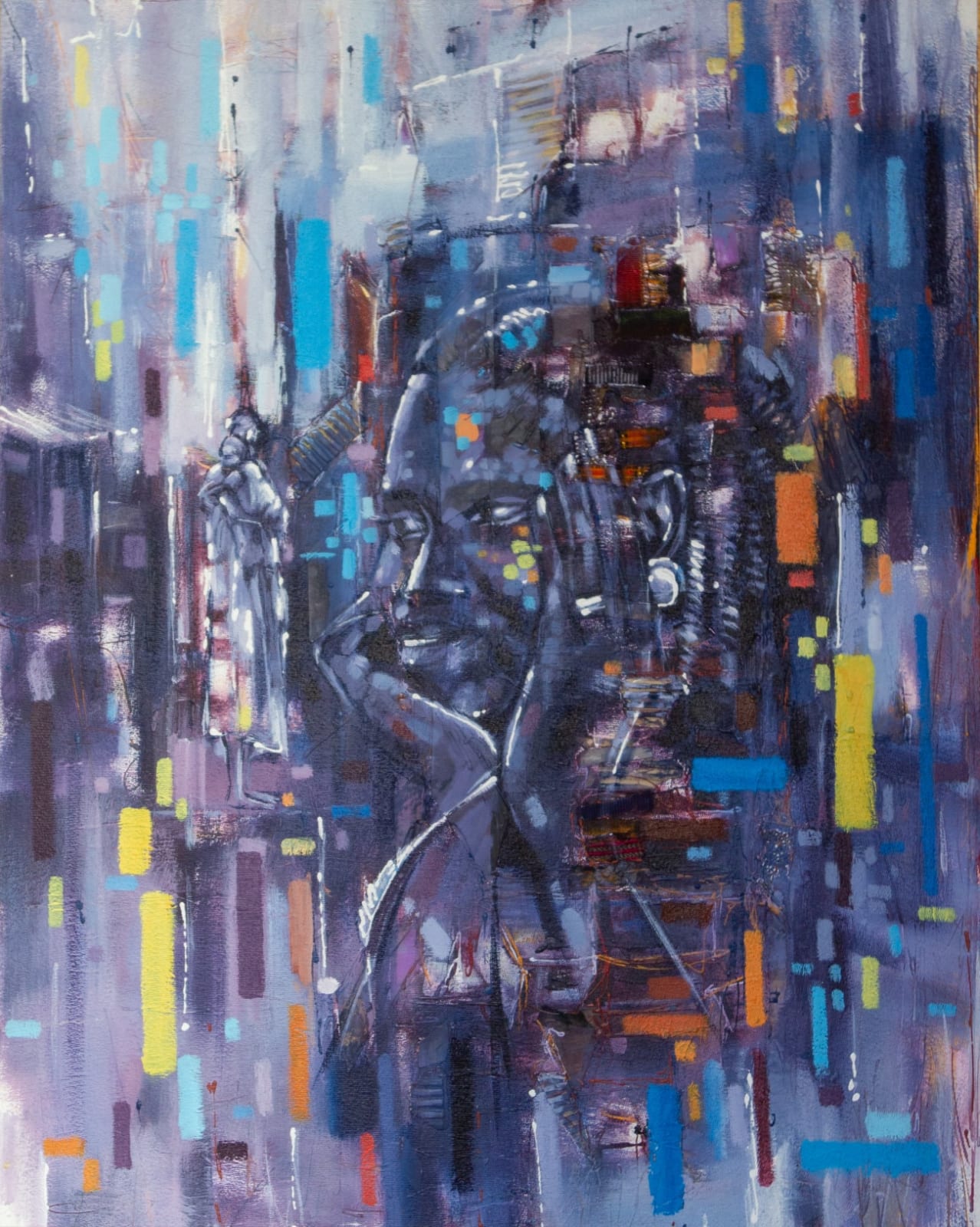 Femme assise/ Sitzende Frau, 2018