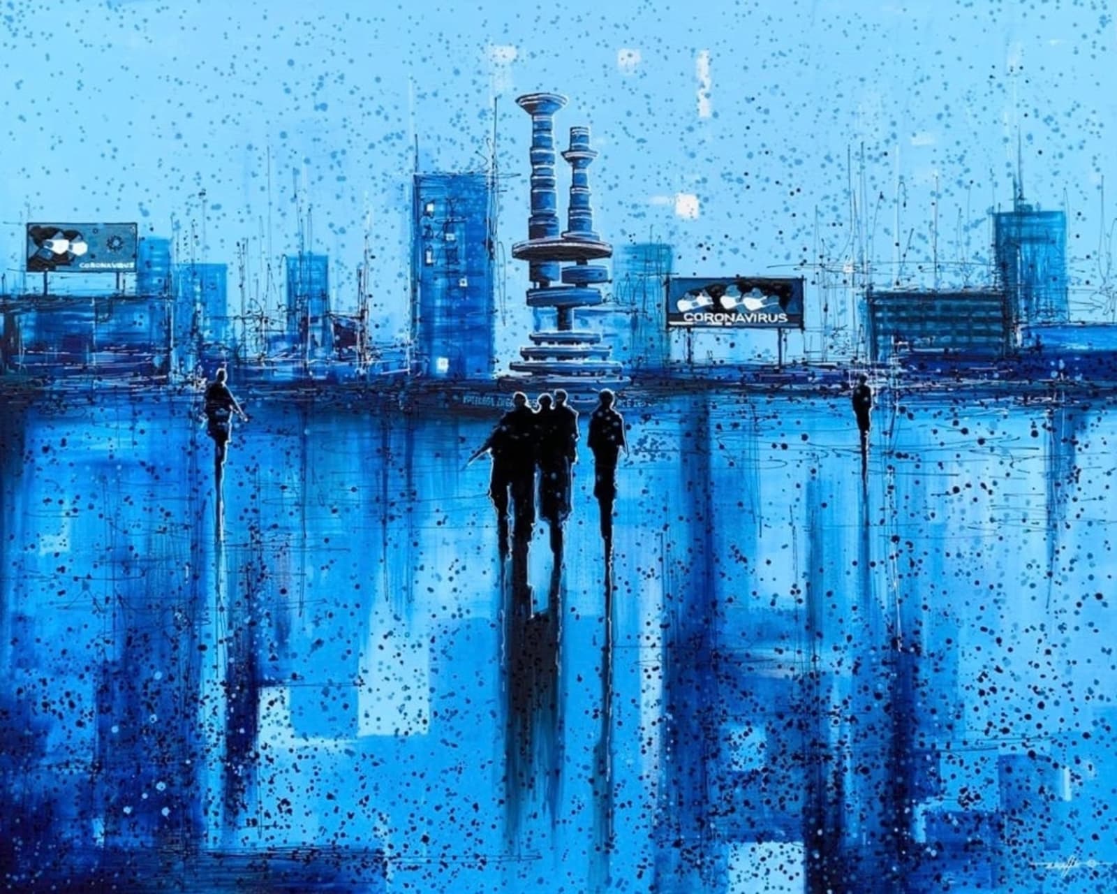 Guei Zinahin, Corona Lockdown in the city, 2020