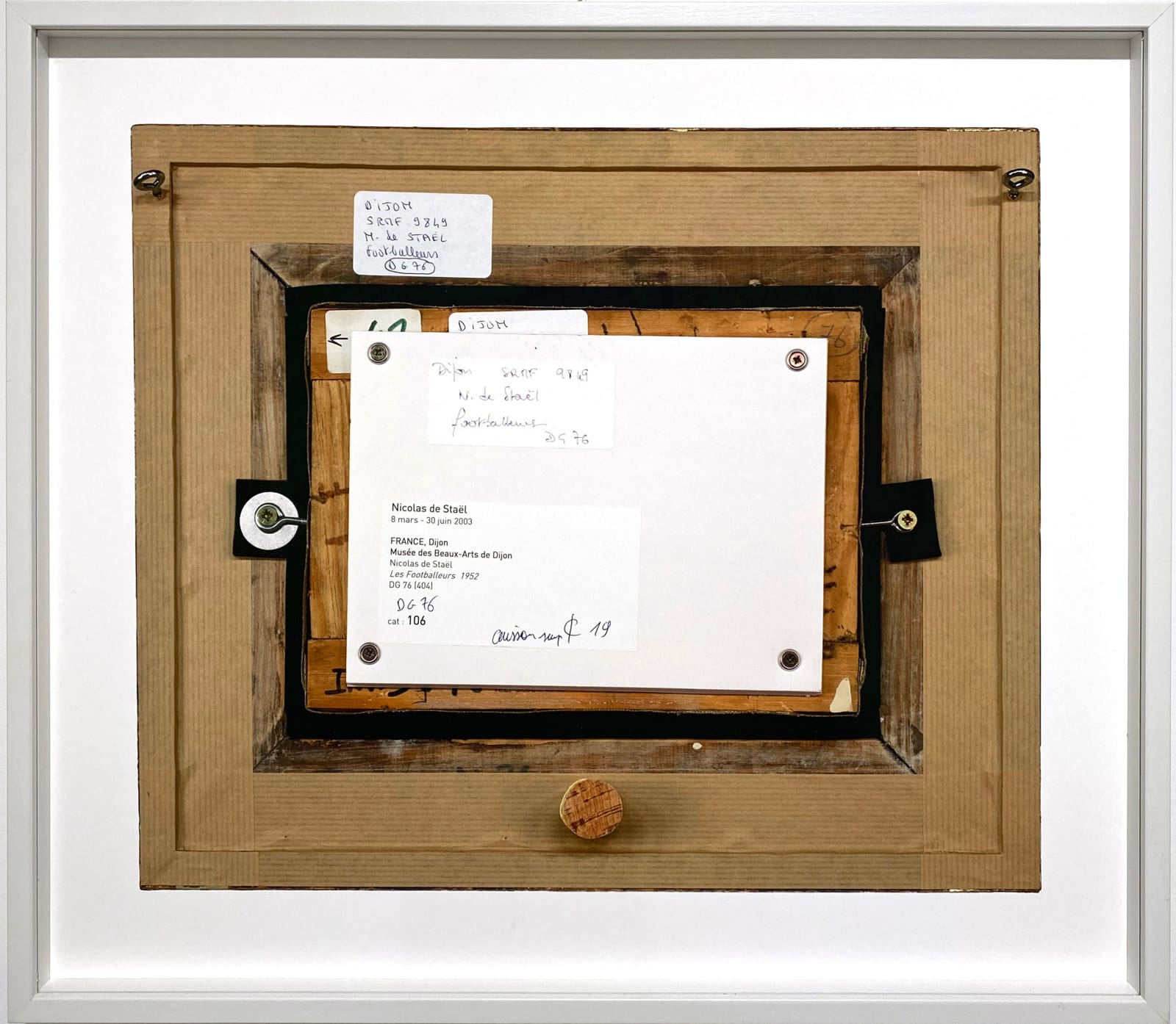 Philippe Gronon, Verso n°30, les Footballeurs, par Nicolas de Staël, , 2009