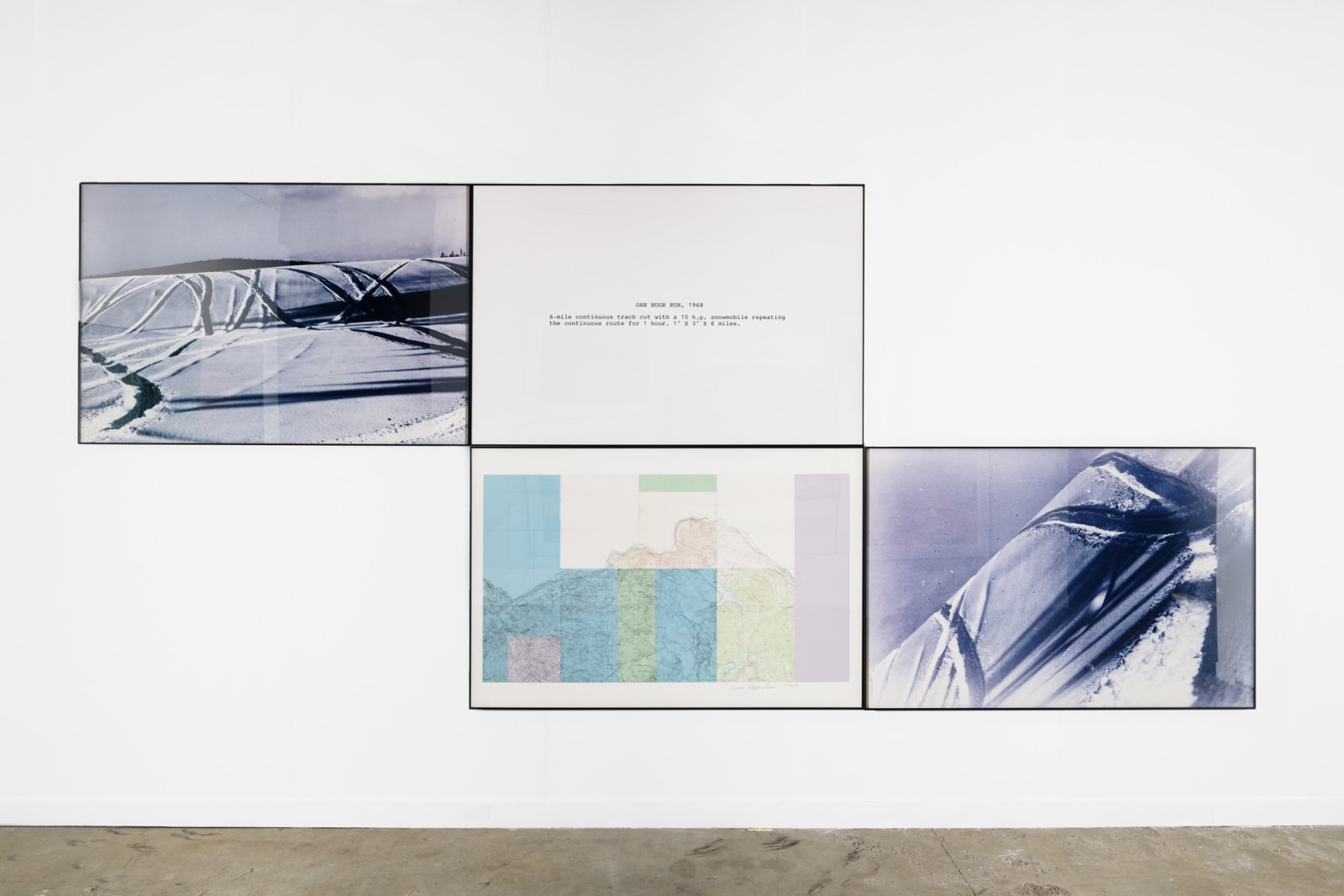 Dennis Oppenheim Estate, One hour run, 1968