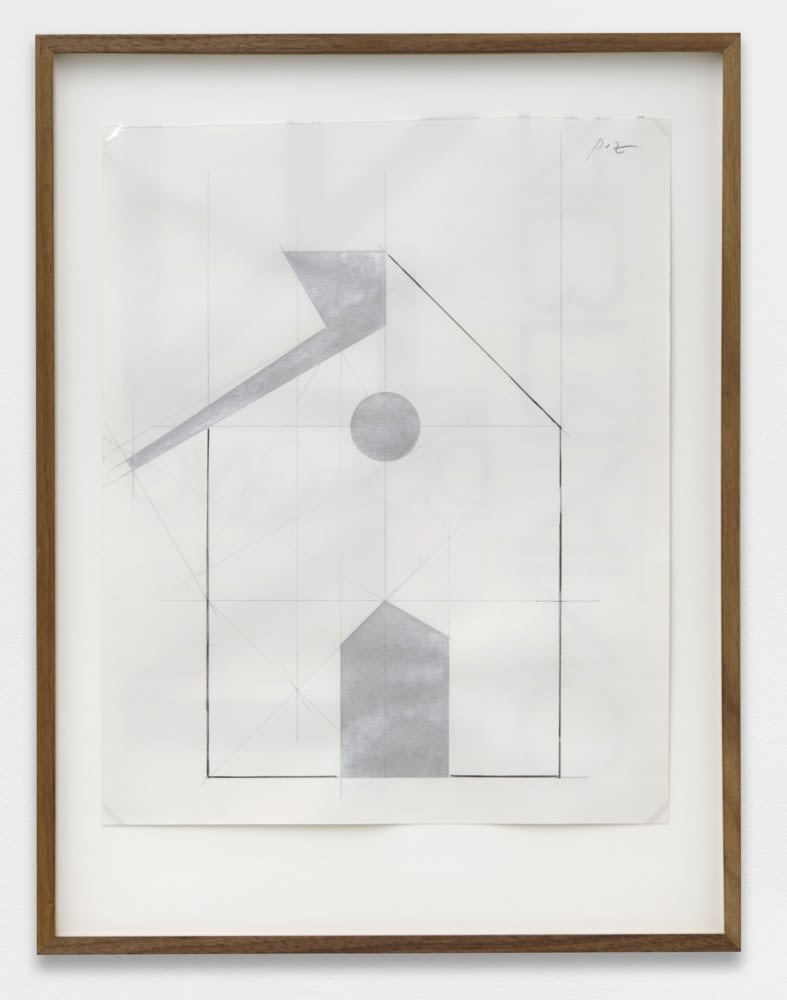 Vaclav Pozarek Untitled (figures with pipes) Oeuvre papier 21 x 30 cm 8.27 x 11.81 in