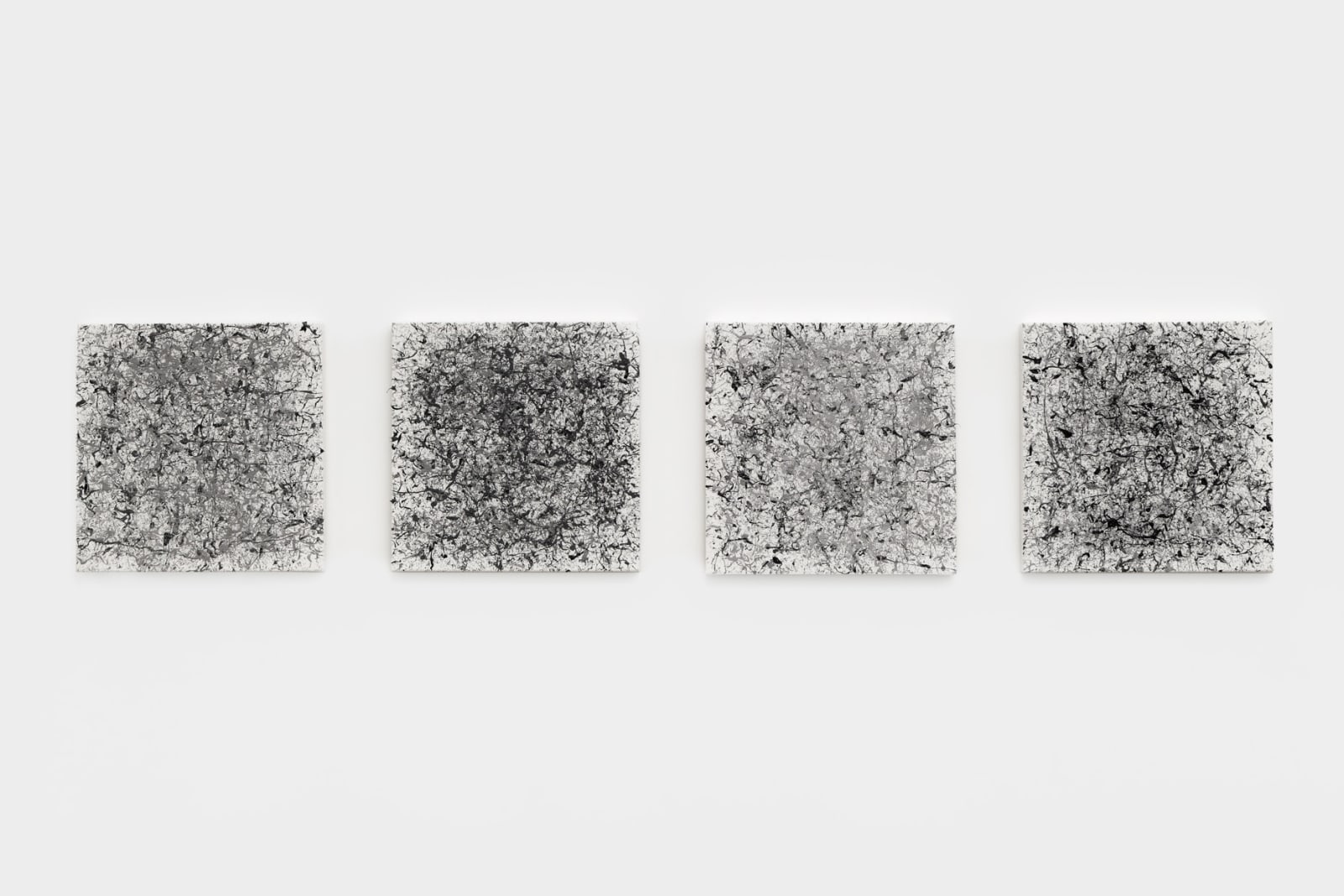 Morgan Fisher, Four Gray Paintings, 2022