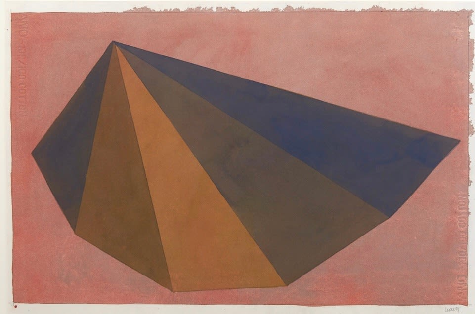 Sol Lewitt, Pyramid, 1986