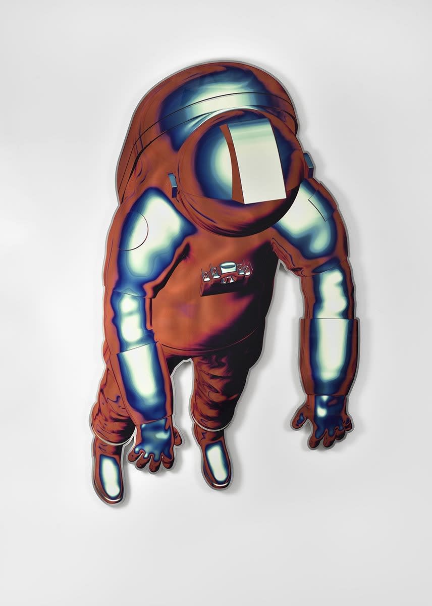 Peter Kogler, Untitled (Astronaut), 2017