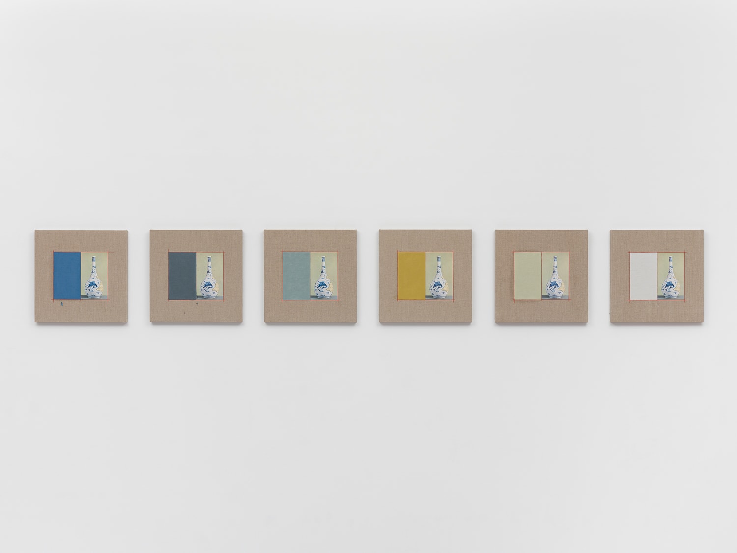 Kamrooz Aram, Variations on Wine Bottle, Polychrome on White Ground,, 2021