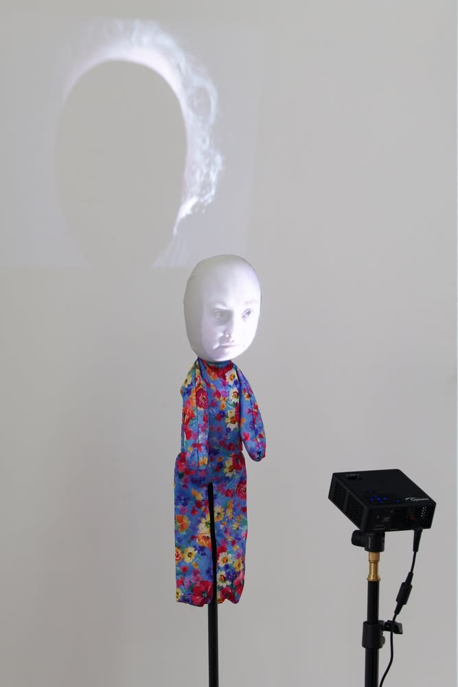 Tony Oursler, Trans Doll (with Tracy Leipold), 1994
