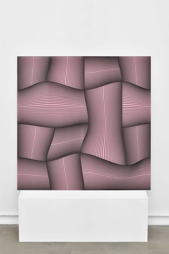 Peter Kogler, Untitled (Table) , 2021