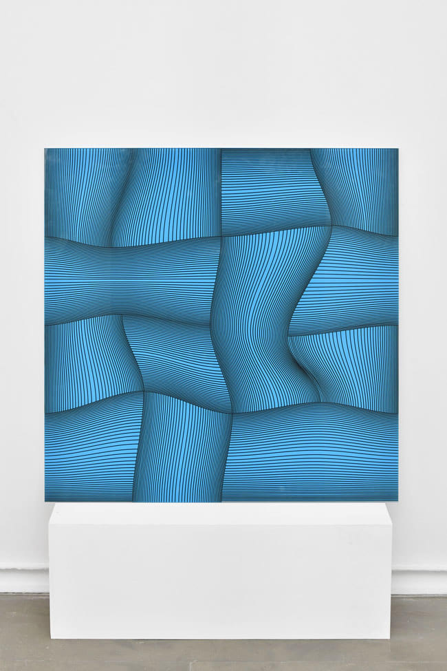 Peter Kogler, Untitled (Table) , 2021
