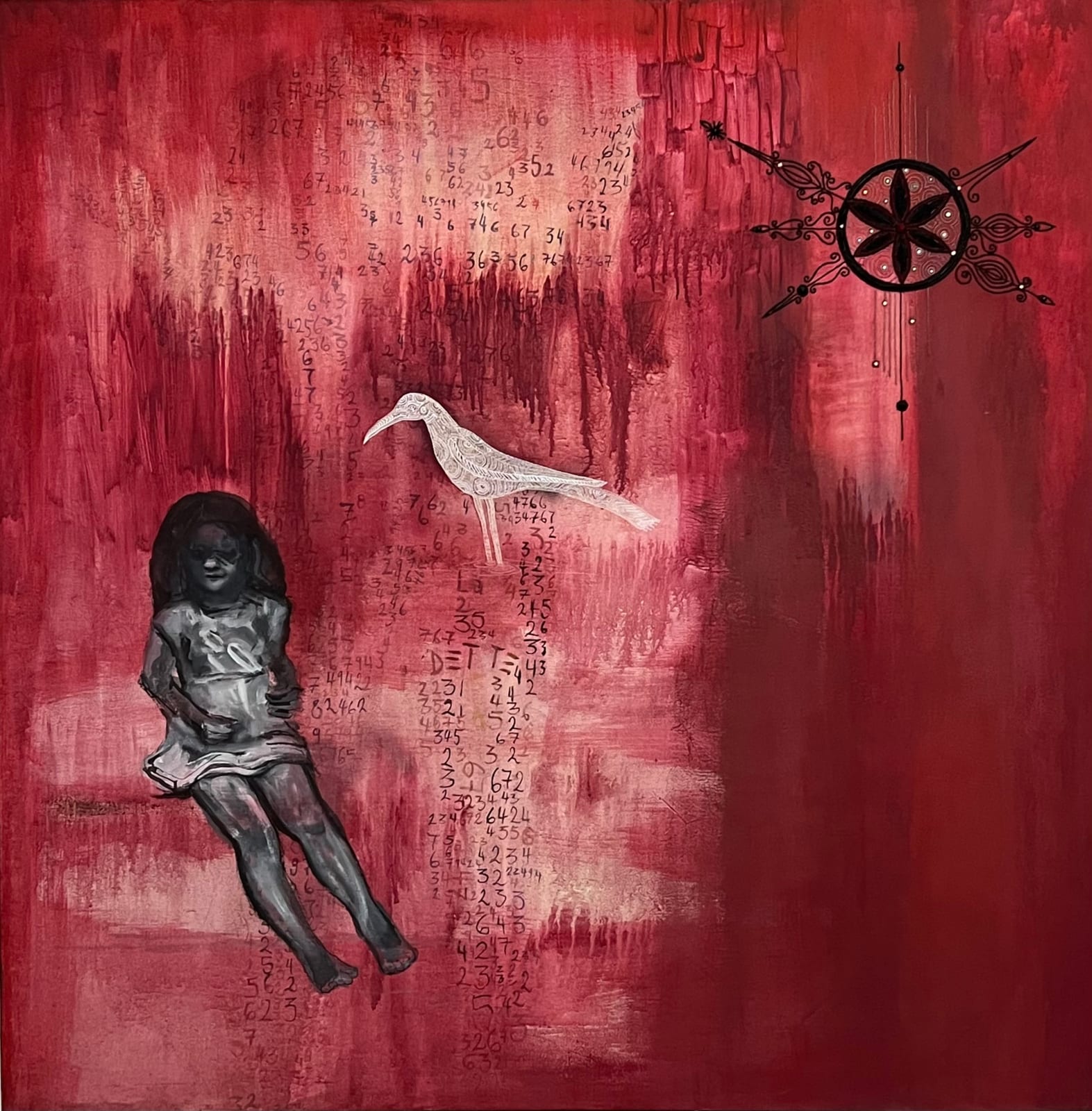 Pascale MONNIN, Girl and bird, 2016