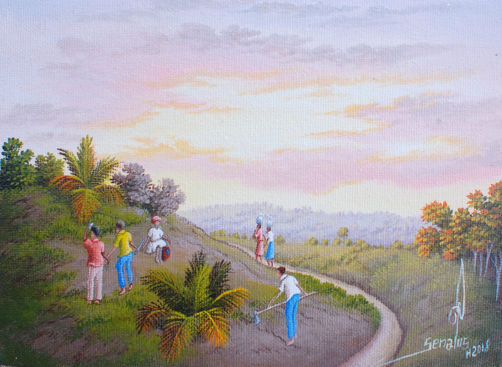 Jean-Louis SENATUS, Sunrise, 2018