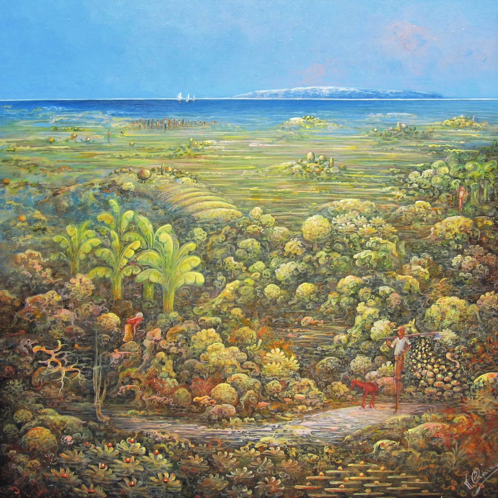 Andre BLAISE, THE SEA, 2018