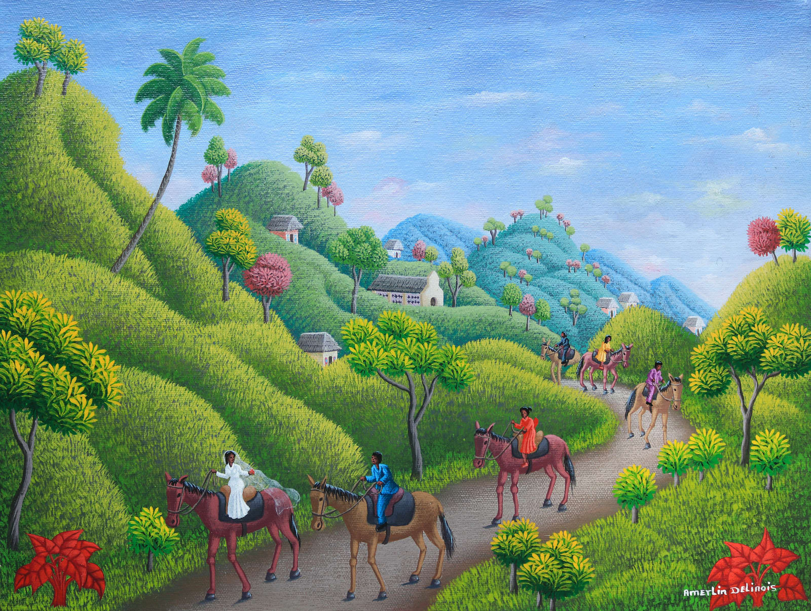 Amerlin DELINOIS, Village, 2022