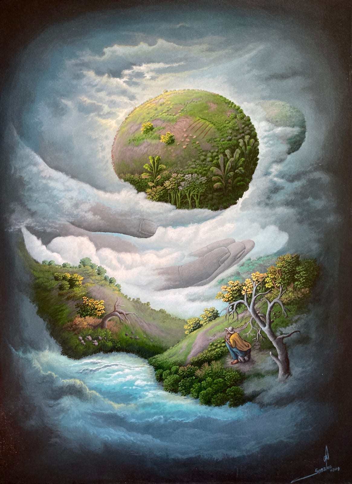 Jean-Louis SENATUS, Etherial Terra, 2019