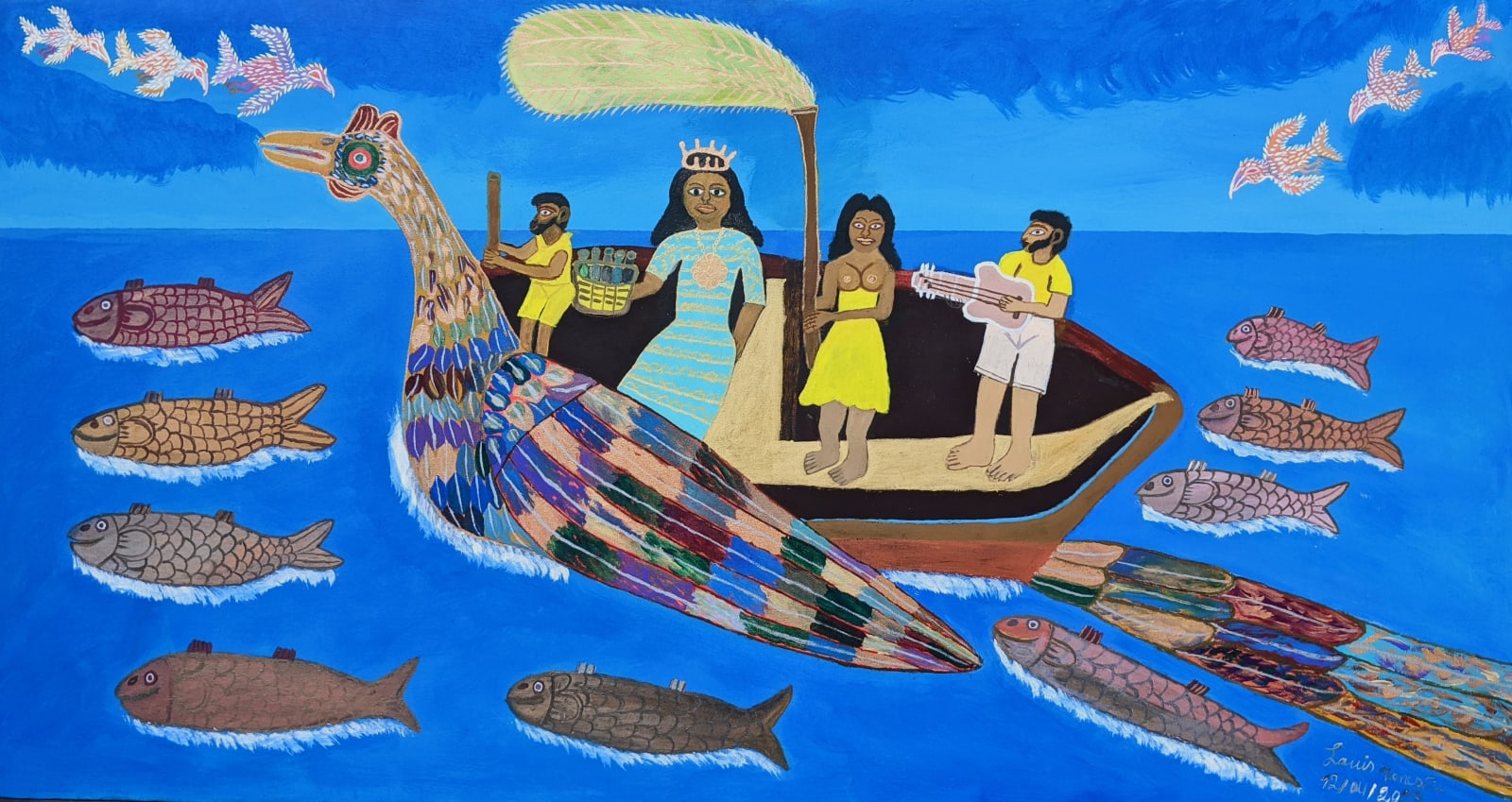 Louis VENESTIN, Freedom Boat, Alexandre Gregoire copy, 2023