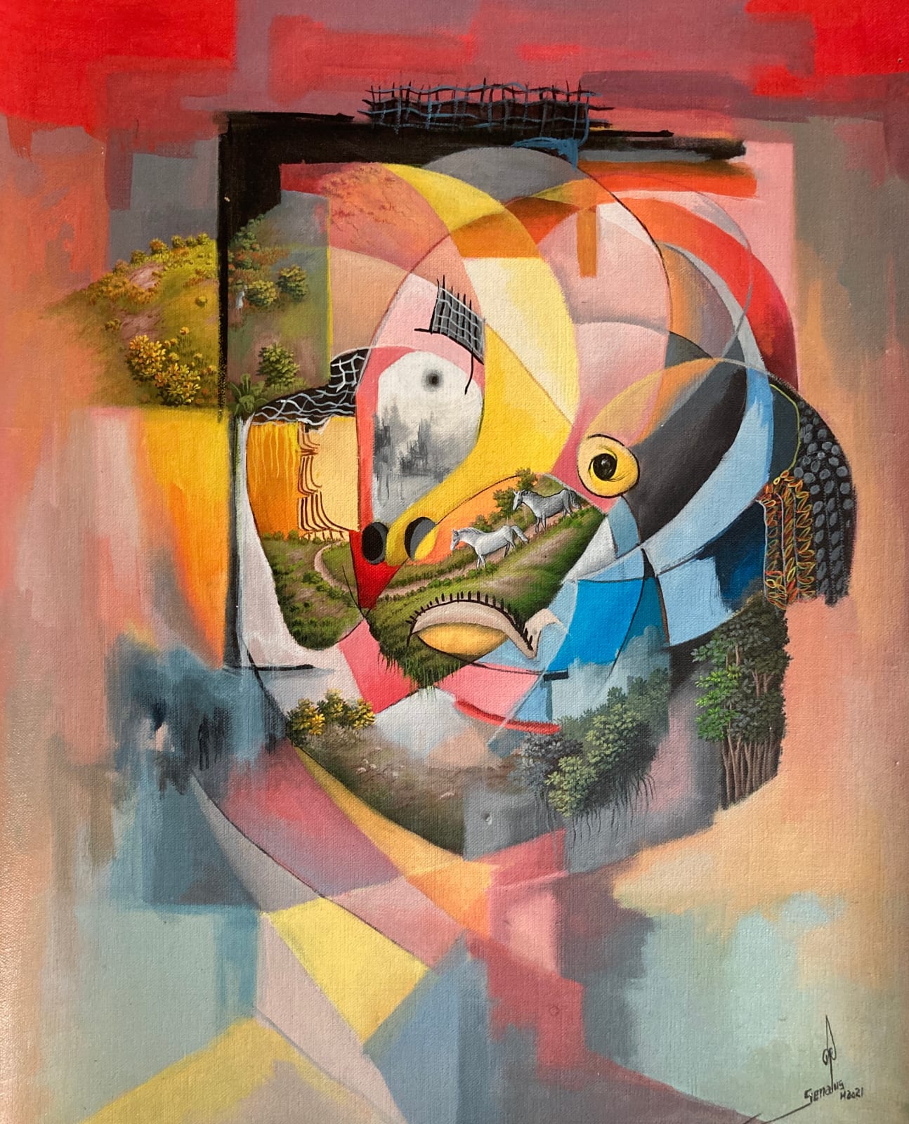 Jean-Louis SENATUS, Breaking Apart, 2021