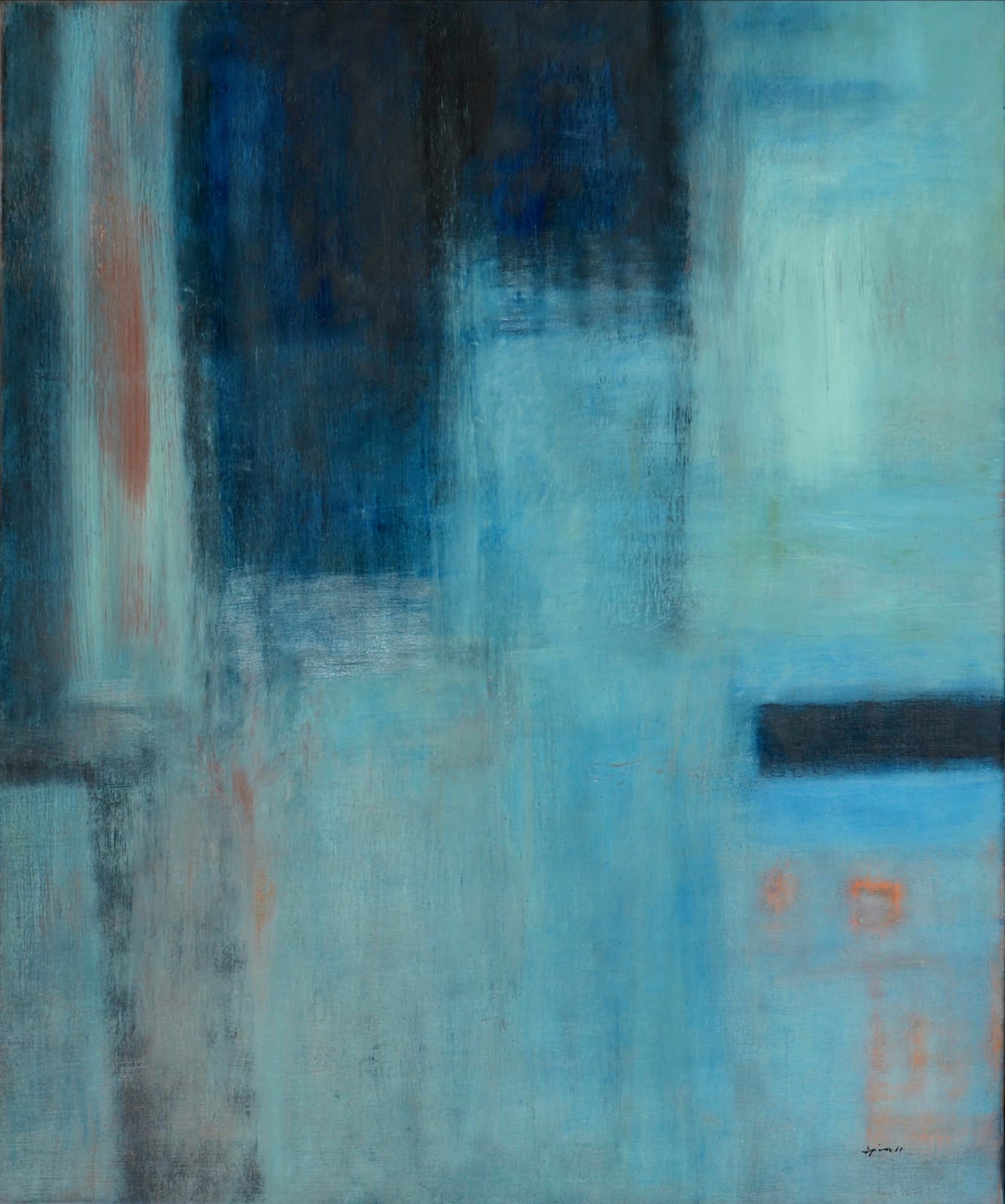 Sergine ANDRE, Bleu Cities #1, 2022