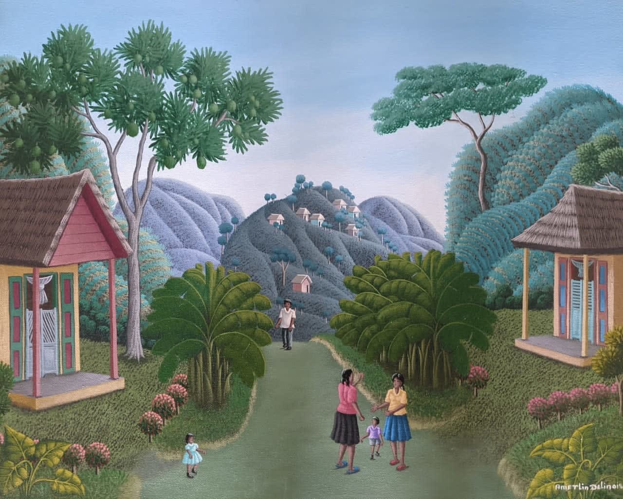 Amerlin DELINOIS, Village, 2023