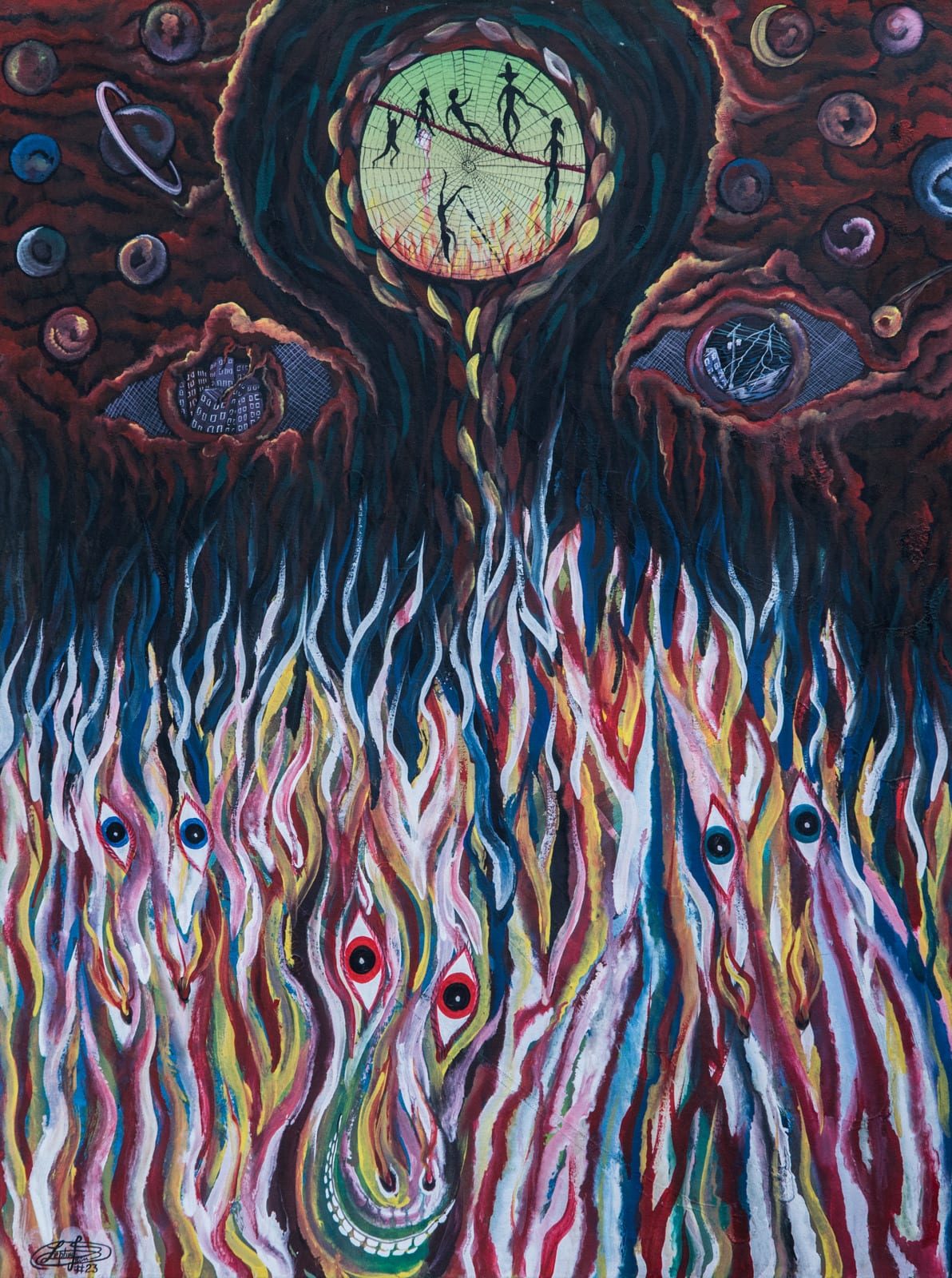 Frantz ZEPHIRIN, How goes the World, 2021 | Galerie Monnin