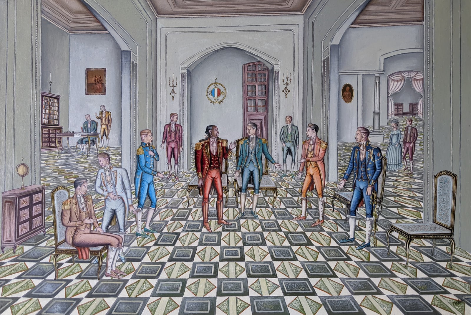 Serge Moleon BLAISE, Independence meeting