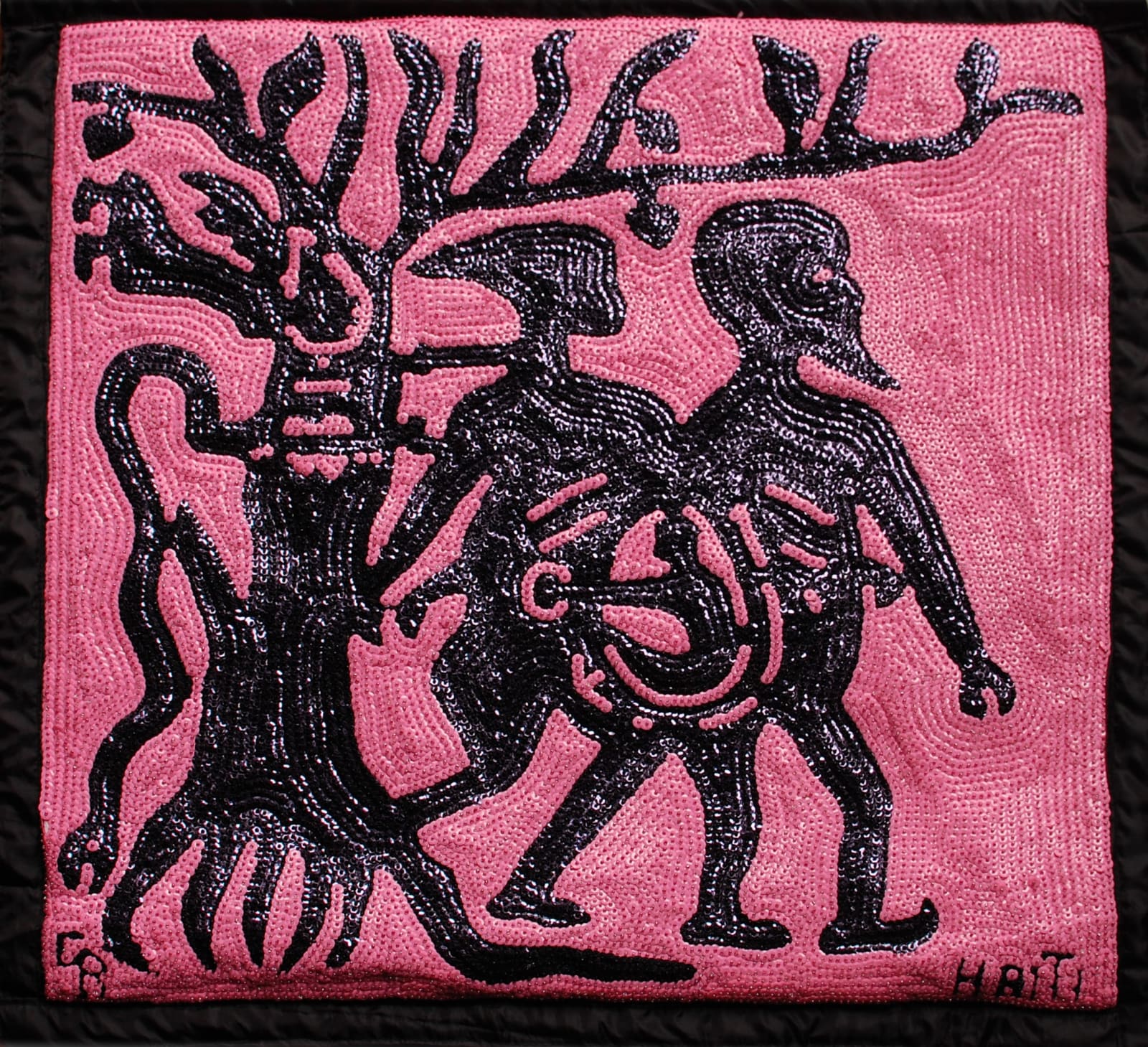 Reynold CLERISIER, Adam & Eve (pink), 2015