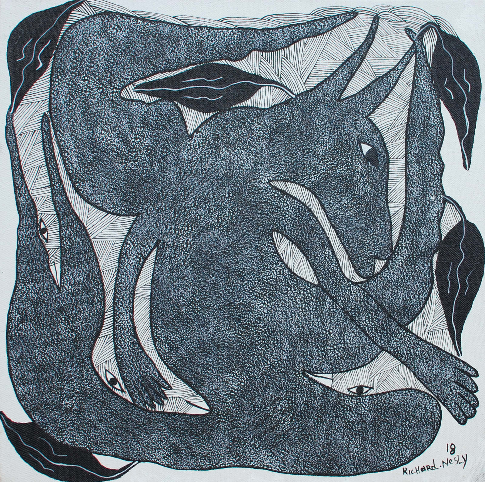 Richard NESLY, My Inner-Wolf, 2018