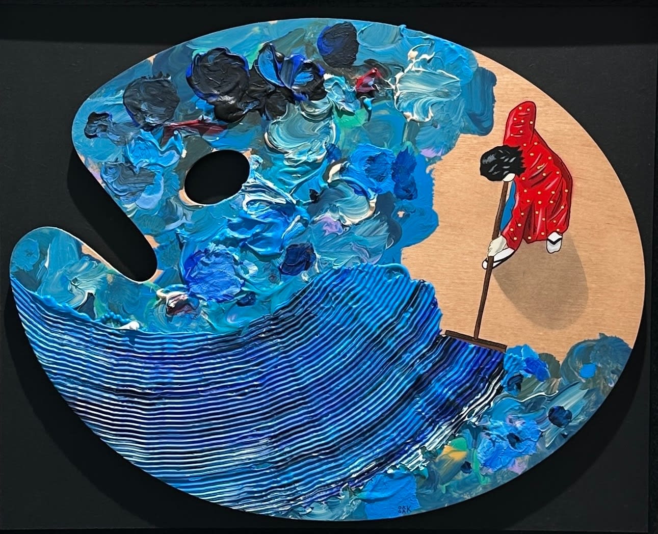 Oak Oak, Zen blue, 2024