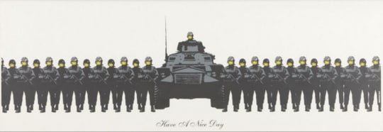 Banksy, Have a nice day , 2003