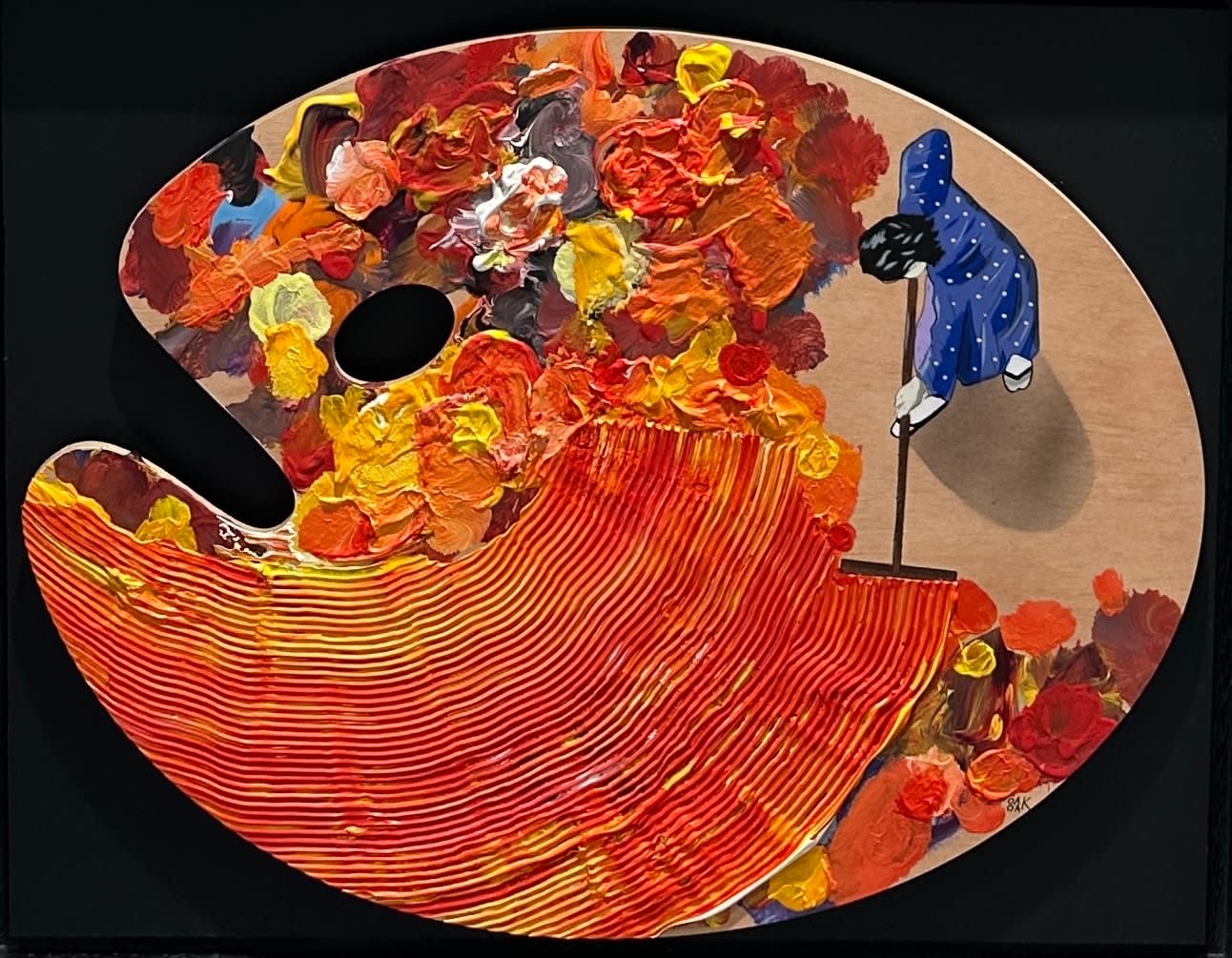 Oak Oak, Zen orange, 2024